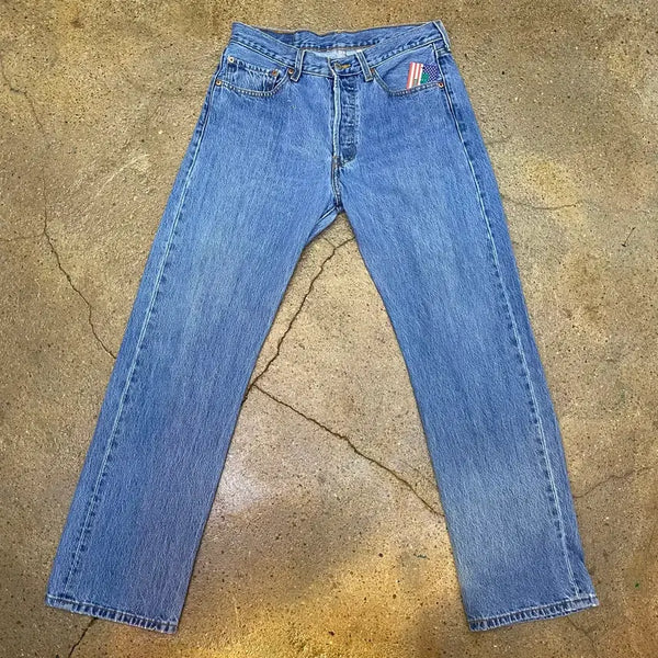 [BUNJANG] USA Vintage Levi's 501 Denim Jeans Pants / 미국 빈티지 리바이스 501 청바지 데님 팬츠
