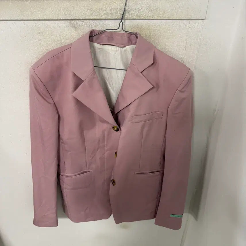 [BUNJANG] Instantfunk Pink Cropped Jacket / 새상품 인스턴트펑크 자켓