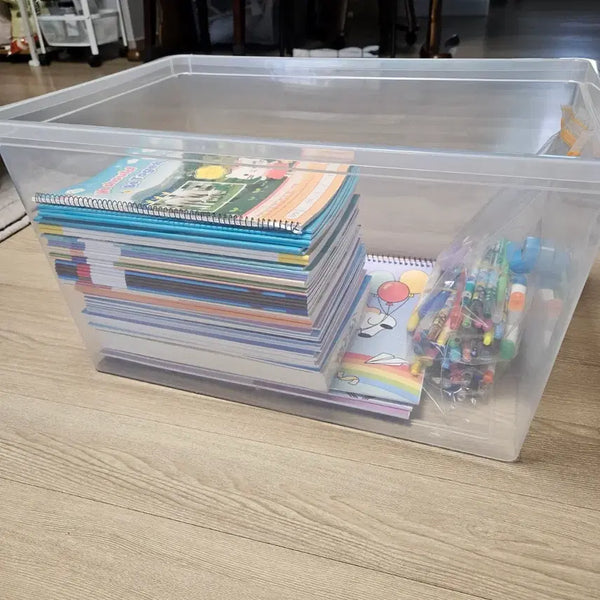 [BUNJANG] Children's Learning Stationery Set (Notebook, Writing Utensils, Sketchbook) / 어린이 학습 문구 세트 (노트, 필기구, 스케치북)