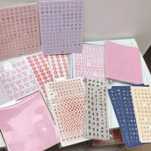 [BUNJANG] Logisty Sticker, Bebe Type Sticker, Import Seal Sticker, Alphabet Sticker, Number Sticker / 럽알파벳 보쨘님 쨘쨘체 로지스티커 베베체 수입씰스티커 등 알스 숫스 한스 처분
