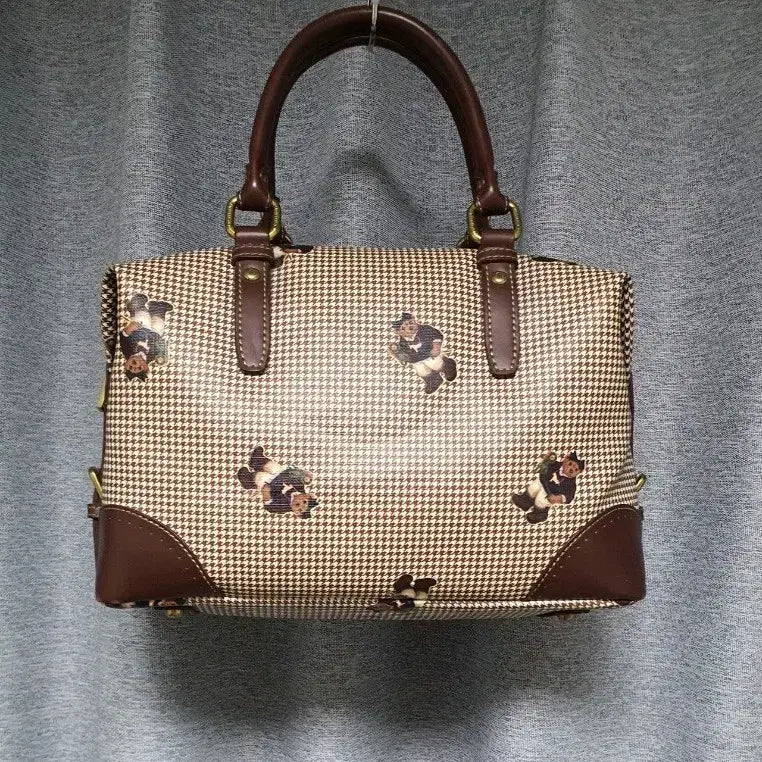 [BUNJANG] Teenie Weenie Bear Pattern Tote Bag M / TeenieWeenie 티니위니 tw 베어 곰돌이패턴 토트백 m