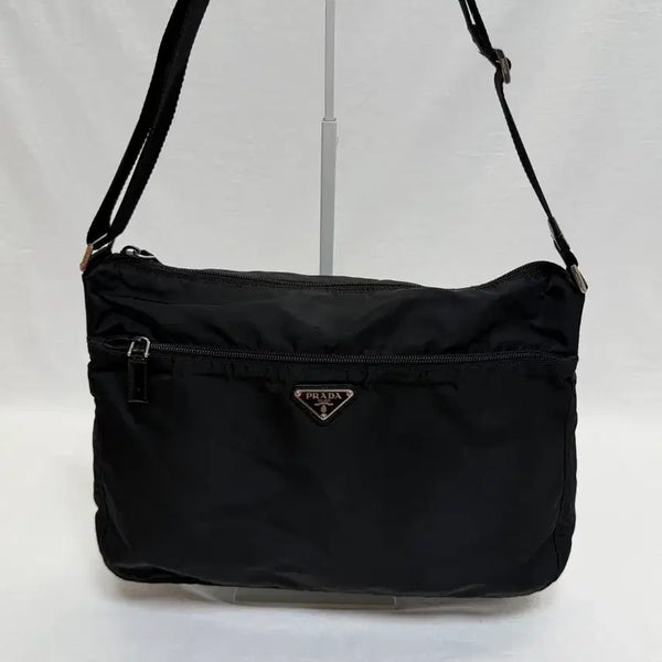 [BUNJANG] Prada Nylon Crossbody Messenger Shoulder Bag Black / 정품 프라다 나일론 크로스백 메신저백 숄더백 블랙