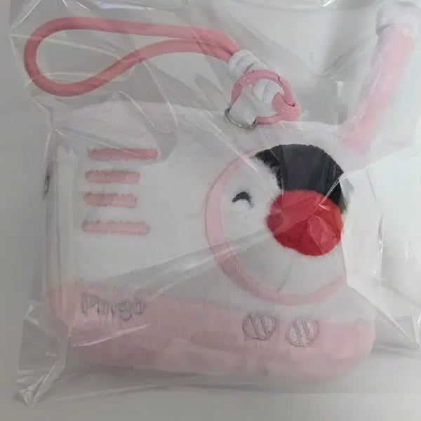 [BUNJANG] Pingu & Pinga Digital Camera Card Holder Pouch Keychain Plush / [새상품] 핑구 핑가 디카 카메라 카드홀더 파우치 키링 인형