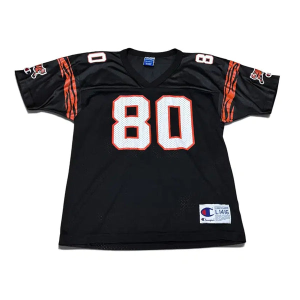 [BUNJANG] Champion Cincinnati Bengals Peter Warrick NFL Rugby Jersey / S 챔피온 NFL 블랙 신시내티 뱅골스 피터 워릭 럭비 져지