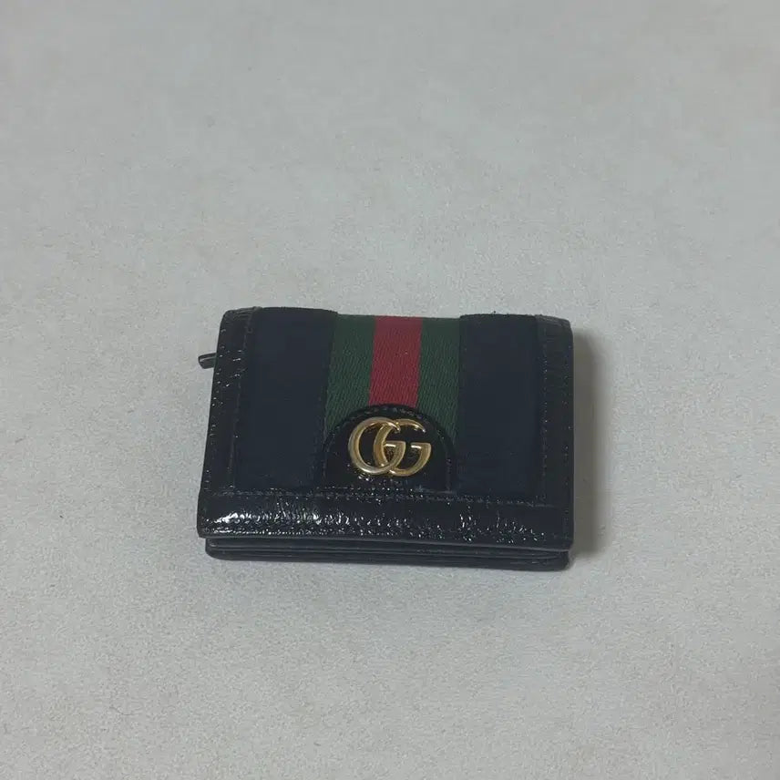[BUNJANG] Gucci GG Marmont Card Wallet Black / 구찌 GG 마몽 카드 지갑 블랙