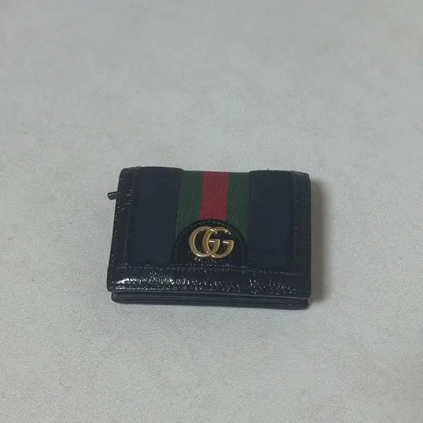 [BUNJANG] Gucci GG Marmont Card Wallet Black / 구찌 GG 마몽 카드 지갑 블랙