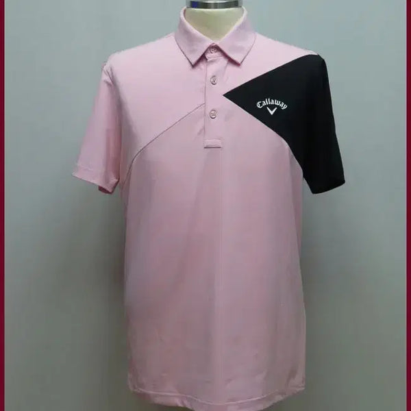 [BUNJANG] Callaway Pink Short Sleeve Polo Shirt Size 95 / 켈러웨이/분홍색 반팔티셔츠/95사이즈/따봉구제(D-15)