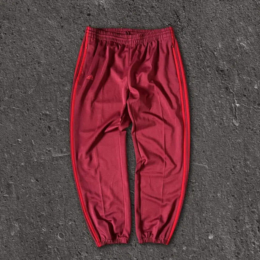 [BUNJANG] Adidas Burgundy Training Jogger Pants / 허리스트링O/2XL) 아디다스 버건디 트레이닝 조거