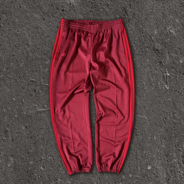 [BUNJANG] Adidas Burgundy Training Jogger Pants / 허리스트링O/2XL) 아디다스 버건디 트레이닝 조거