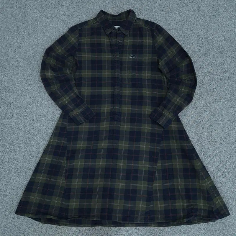 [BUNJANG] Lacoste Long Sleeve Collar Dress Size 34 / 34 라코스테 긴팔 카라 원피스 | 0814B45