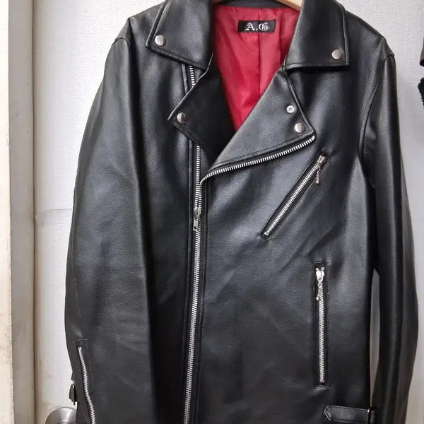 [BUNJANG] A.G Rider Jacket Black Free Size / A.G 라이더 자켓 블랙 프리사이즈