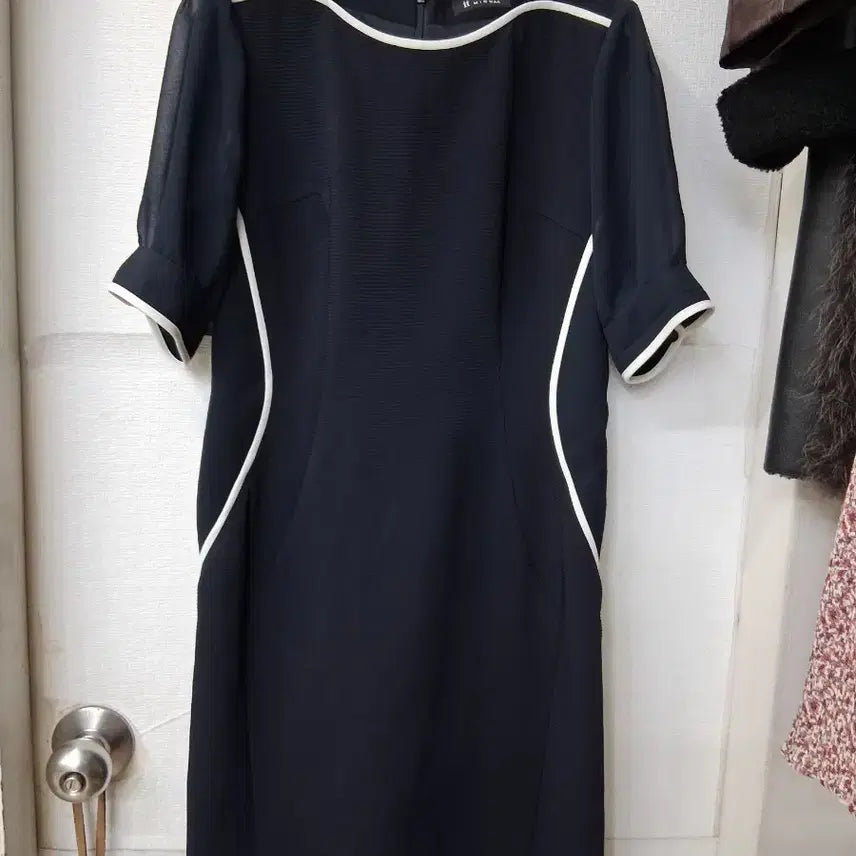 [BUNJANG] It Michaa Navy Blouse Dress / 잇미샤  블라우스 원피스 55 66