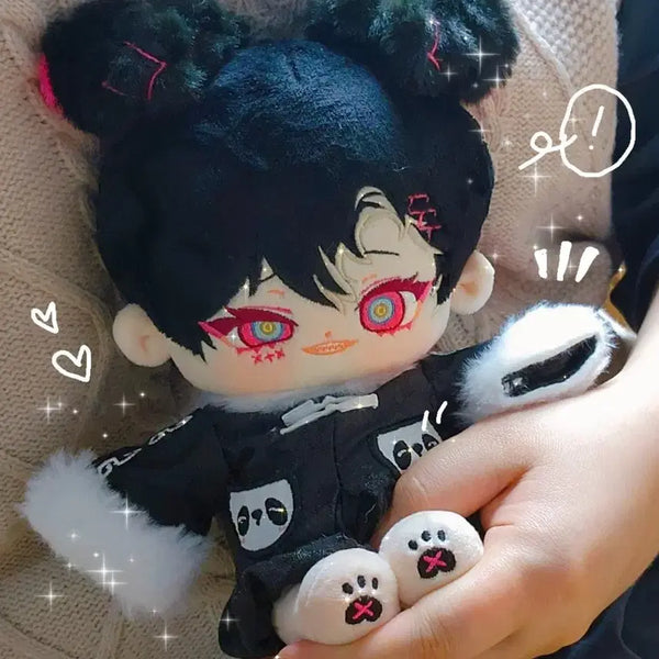 [BUNJANG] 20cm Unbranded Cotton Doll 'Heukdanja' / 무속성 국내솜 솜인형 20cm 20깅 흑단자 솜깅