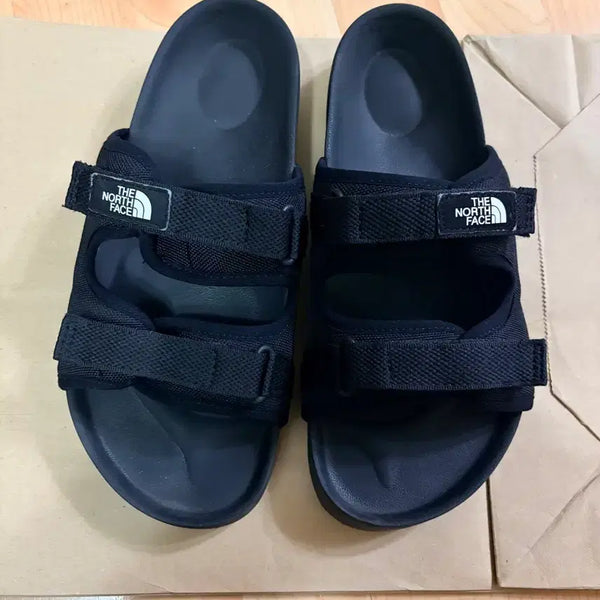 [BUNJANG] The North Face Slide Sandals Black / (260) 더 노스페이스 슬라이드 블랙