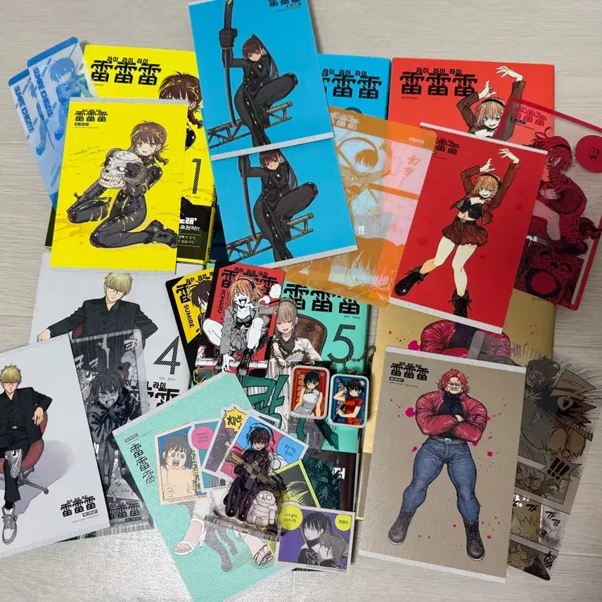 [BUNJANG] Rai Rai Rai 1-6 Volume Set (First Edition, Opened) / 라이라이라이 1~6권 초판 개봉 일괄