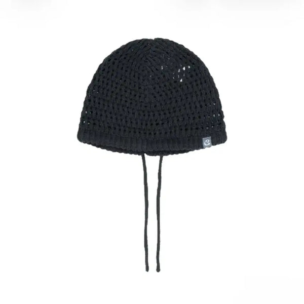 [BUNJANG] Koiseio String Net Beanie Charcoal / 코이세이오 스트링 네트 비니 차콜