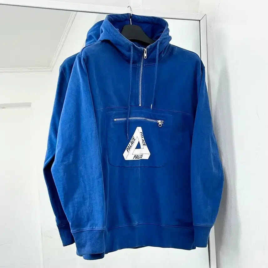 [BUNJANG] Palace Tri-Fergy Half Zip Hoodie / 팔라스 트라이퍼그 하프 후드집업