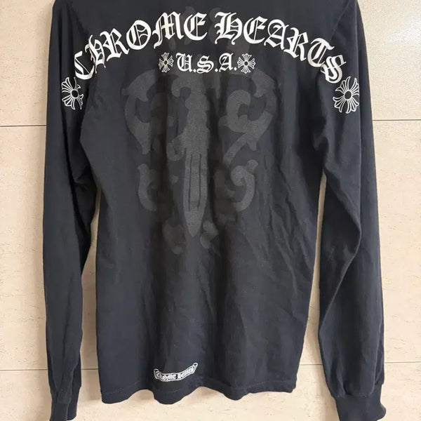 [BUNJANG] Chrome Hearts Script Dagger Long Sleeve T-Shirt / [S] 크롬하츠 스크립트 대거 롱슬리브