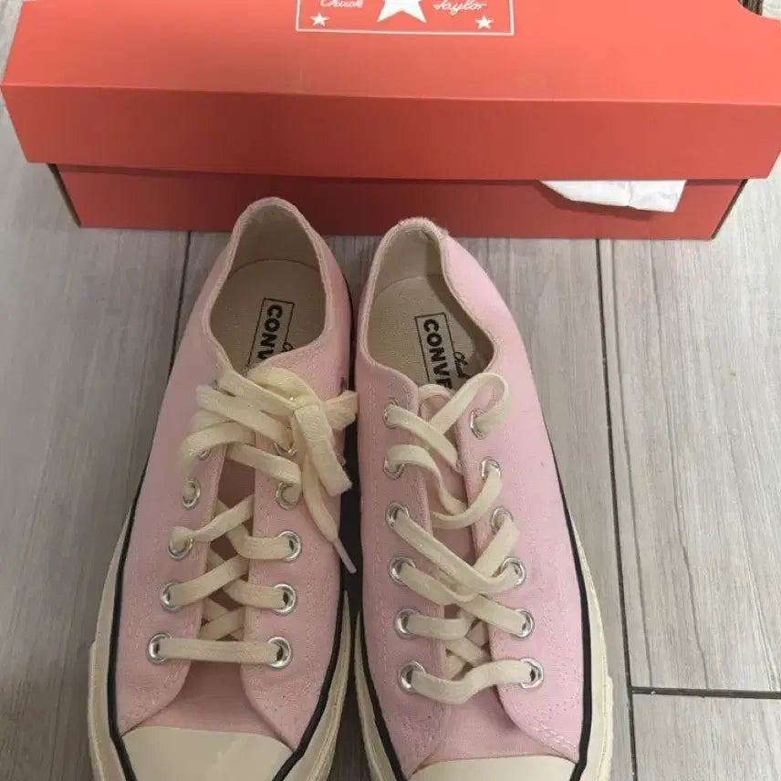 [BUNJANG] Converse Chuck 70 Low Pink Frosting / 컨버스 척 70 로우 A13840C 핑크프로스팅
