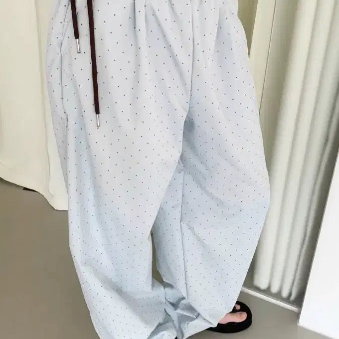 [BUNJANG] Bread Dot Tunnel Pants - Sora / 브레드 도트 터널 팬츠 소라 새상