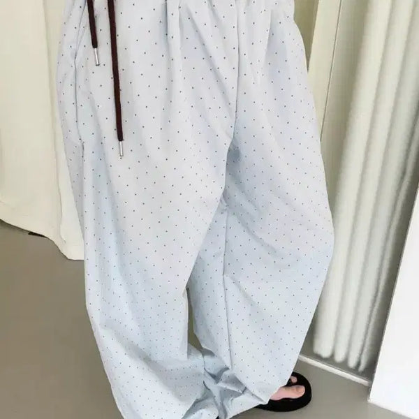[BUNJANG] Bread Dot Tunnel Pants - Sora / 브레드 도트 터널 팬츠 소라 새상
