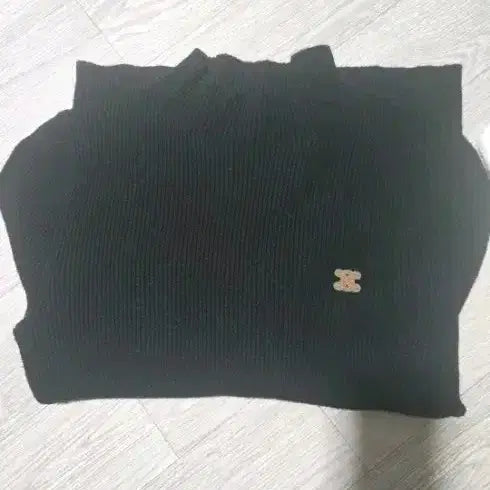 [BUNJANG] Celine Black Knit Logo Sweater / 셀린느 블랙 니트