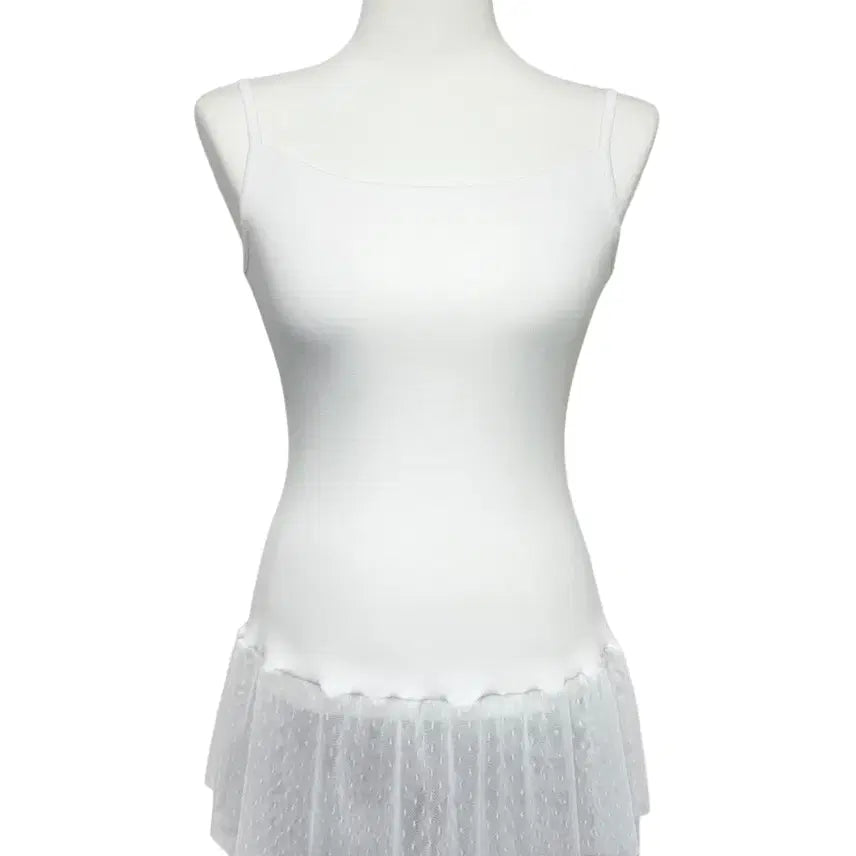 [BUNJANG] Bubble Dot Cami Sleeveless Top / bubble dot cami slvl 새상품