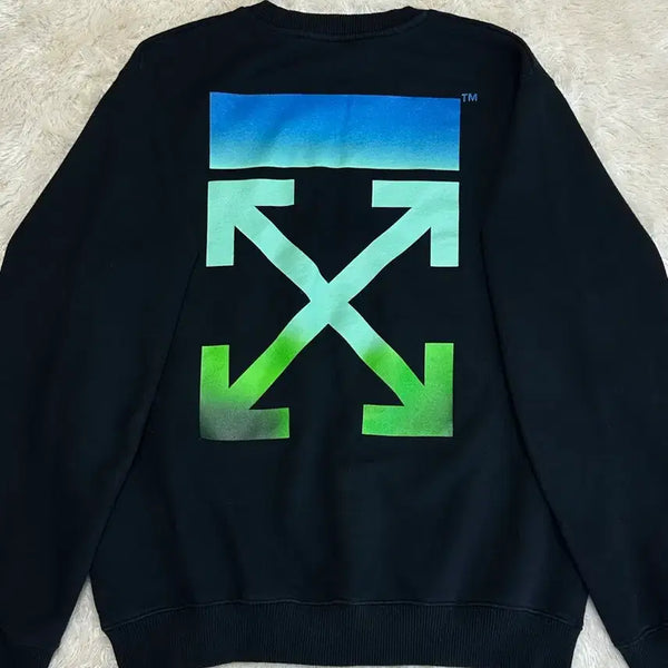 [BUNJANG] Off-White Gradient Sweatshirt / 오프화이트 맨투맨