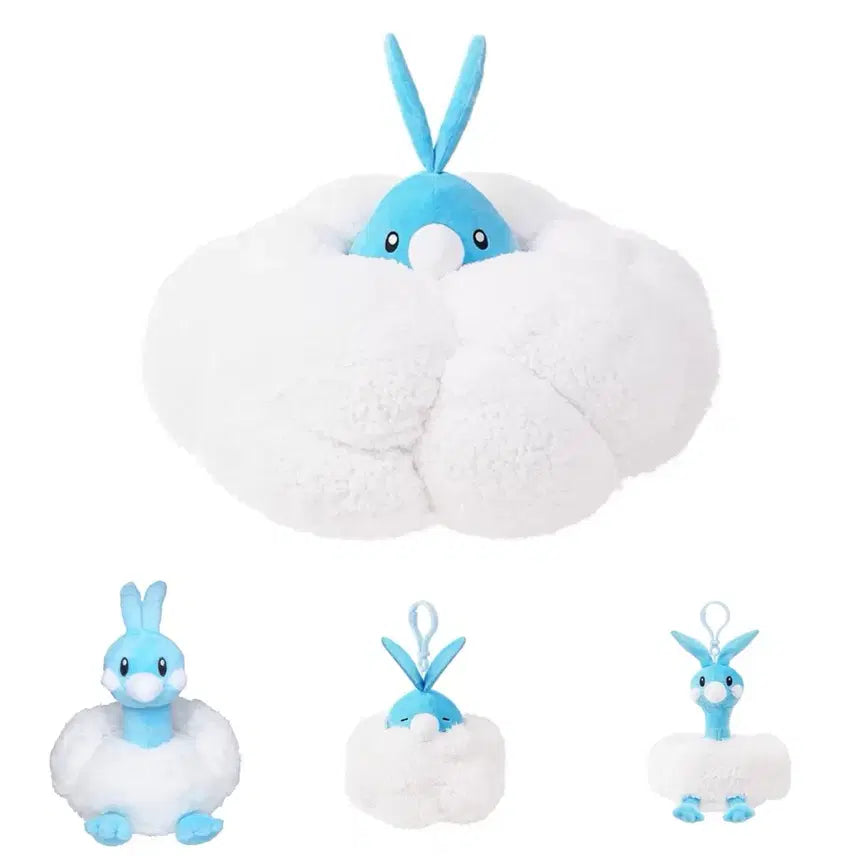 [BUNJANG] Pokemon Center Swablu Plush & Keychain Set / 포켓몬스터 포켓몬 포켓몬센터 파비코리 파비코 누이 인형 키링