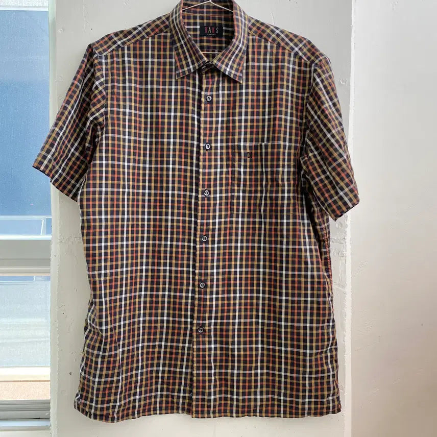 [BUNJANG] DAKS Short Sleeve Shirt / (40) 닥스 DAKS 반팔 셔츠