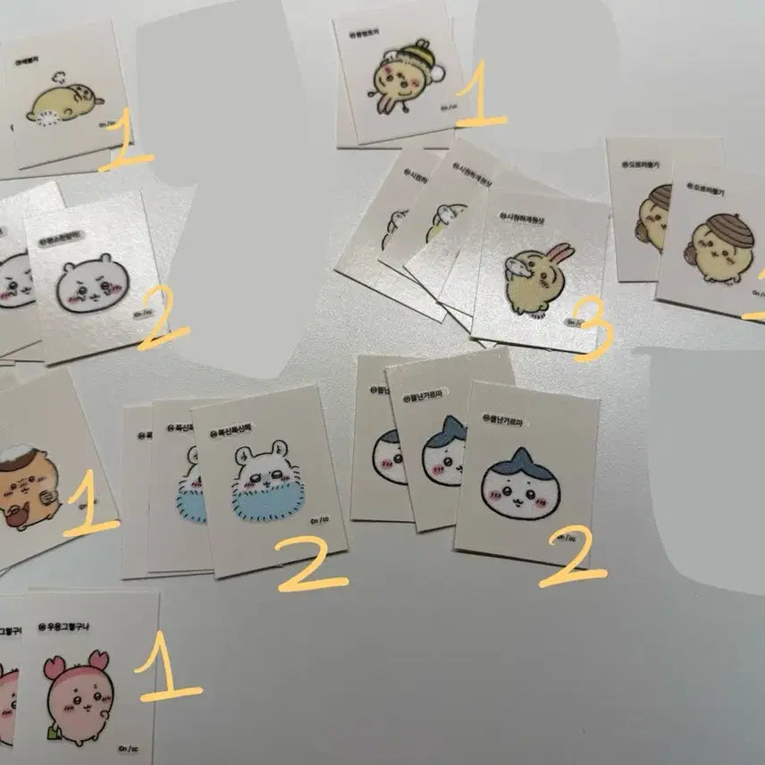 [BUNJANG] Munjagwi Retro Seal 3rd Edition Removable Stickers / 먼작귀 레트로 씰 3탄 리무버블 스티커 띠부띠부씰
