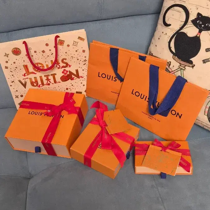 [BUNJANG] Louis Vuitton Belt, Wallet, Card Holder Box Set / 8-21)루이비통벨트박스반지갑박스카드지갑박스셋트(1번박스셋트임)