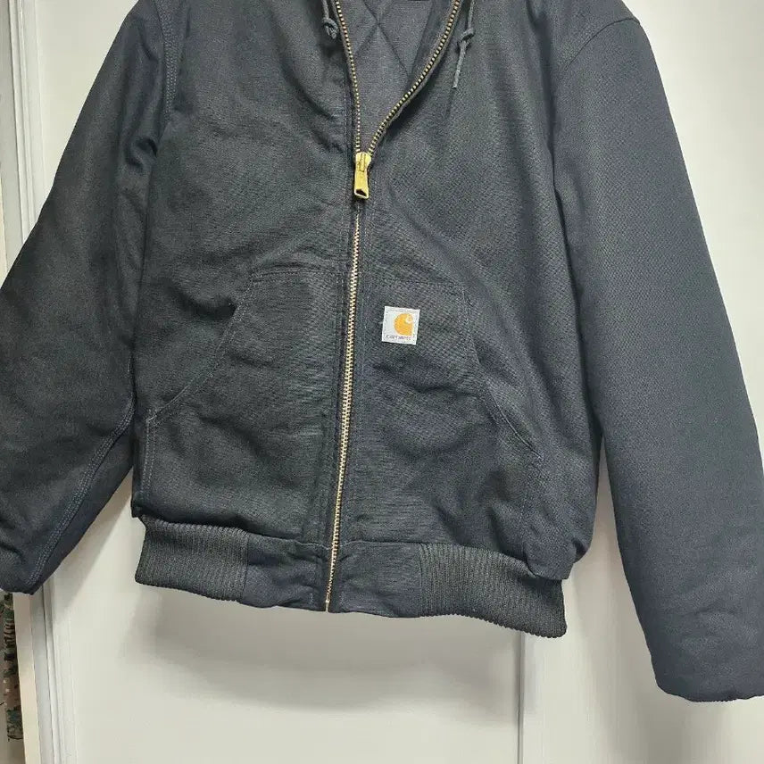 [BUNJANG] Carhartt Hooded Zip-Up Jacket Black S / 칼하트 후드 집업 재킷 블랙S USA정품 상태A