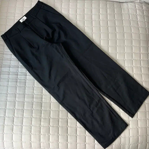 [BUNJANG] Knot Knot Semi-Wide Slacks - Black (L) / L) Knot Knot 놋놋 원턱 세미와이드 슬랙스