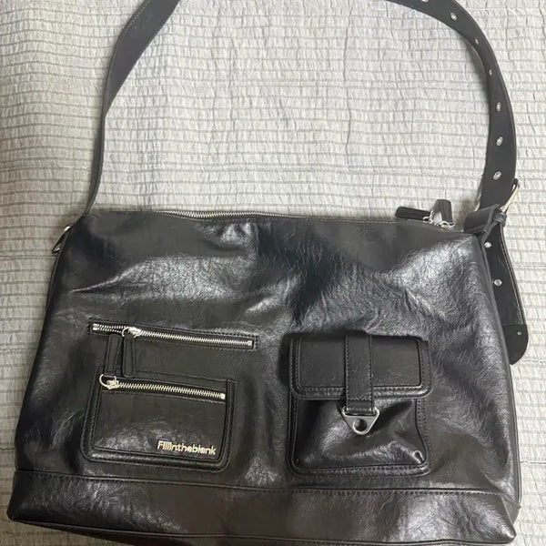 [BUNJANG] Fill in the Blank Cabinet Bag Black / 필인더블랭크 캐비넷 백 블랙