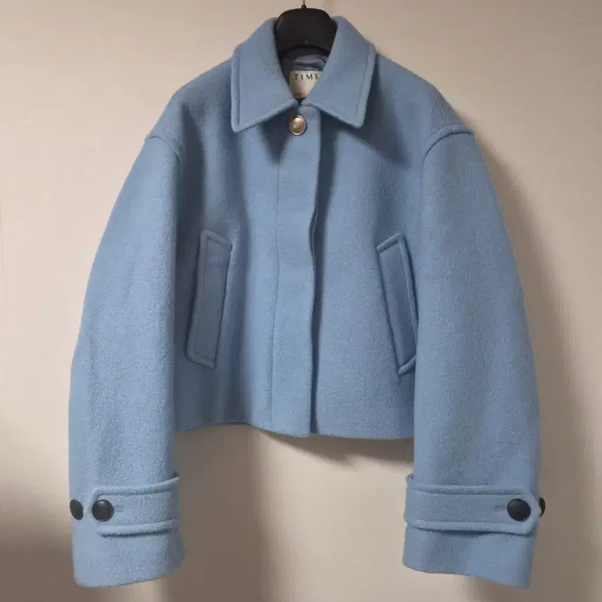 [BUNJANG] TIME Jacket (Pale Blue) / 한섬 팸셀 비품 타임 자켓 프리
