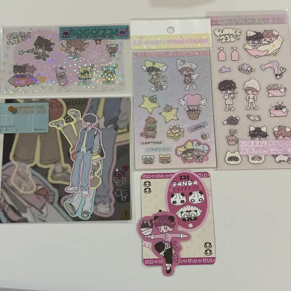 [BUNJANG] Garbage Time Heartnim Choi Jong Sang 'Final Weapon' Jisangho Sticker Set (Park Byung Chan, Gi Sang Ho) / 가비지타임 하트님 최종병기 종상 스티커 최종수 박병찬 기상호