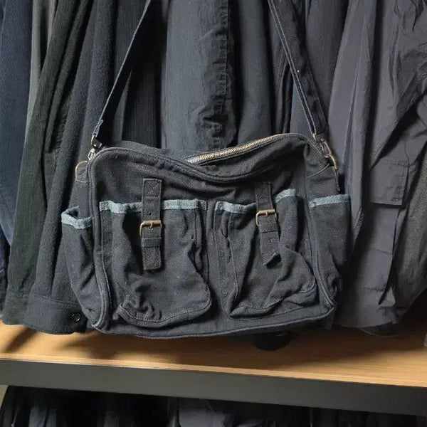 [BUNJANG] Perrine Mail Bag Black / 퍼렌 메일백 블랙