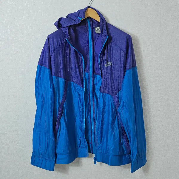 [BUNJANG] Nike Windrunner Lightweight Colorblock Jacket XL 110 / 나이키 윈드러너 경량 절개 바람막이 자켓 해체주의 우븐 XL 110