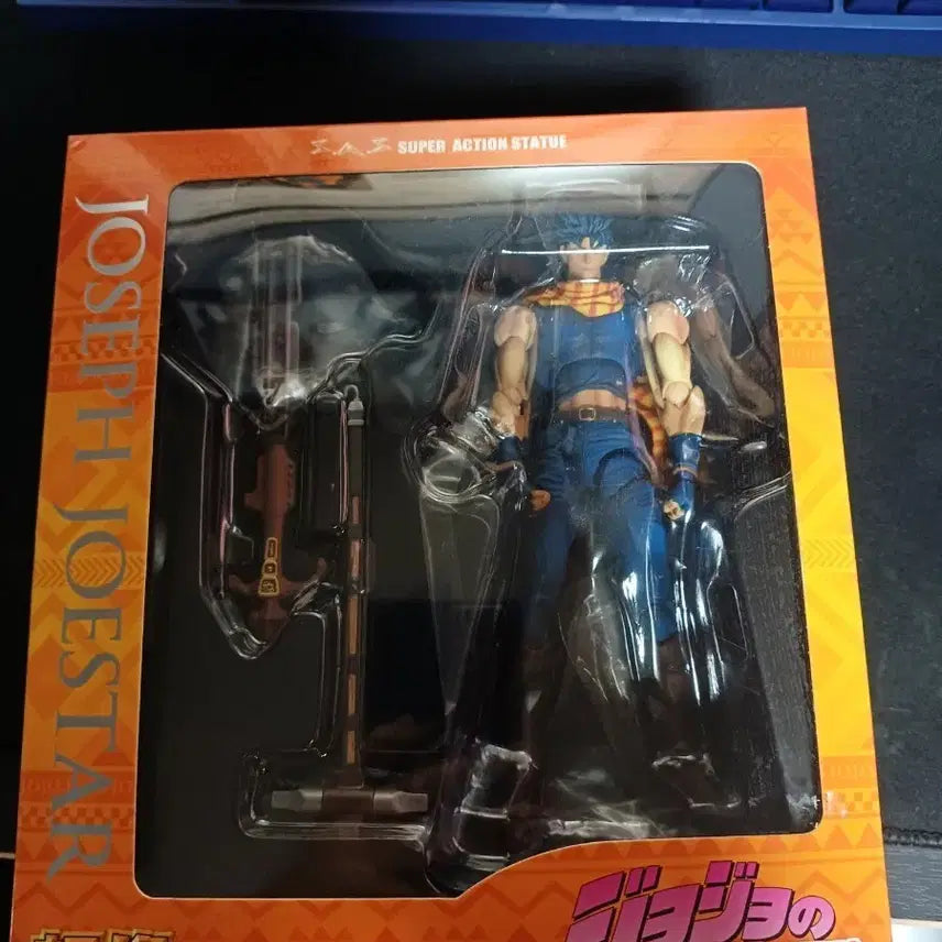 [BUNJANG] JoJo's Bizarre Adventure Joseph Joestar Super Action Statue Figure / 죠셉 죠스타 초상가동 피규어