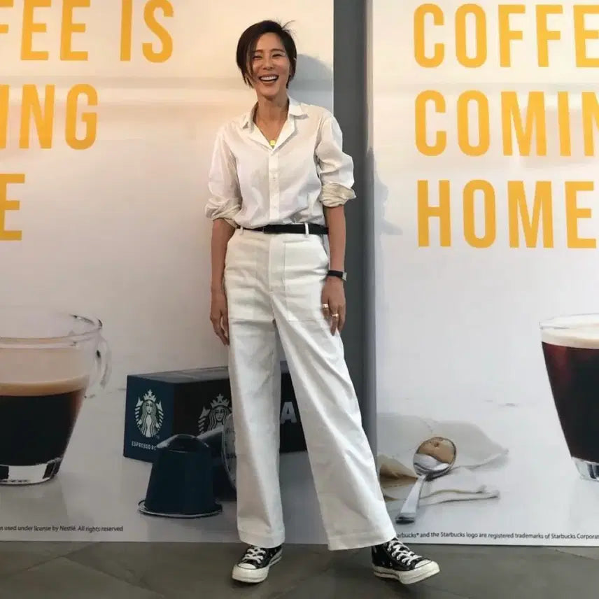 [BUNJANG] Greymalle Cotton Pants Beige / greymalle 그레이말 코튼팬츠