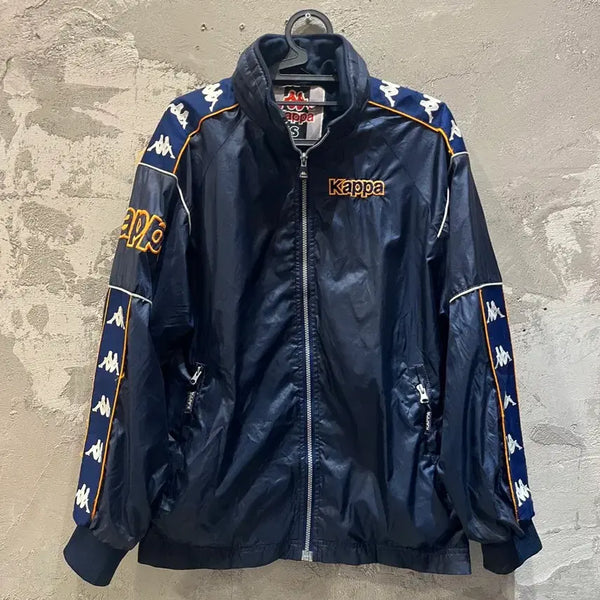 [BUNJANG] Kappa Old Skool Sideline Windbreaker Jacket / 카파 올드스쿨 사이드라인 바람막이