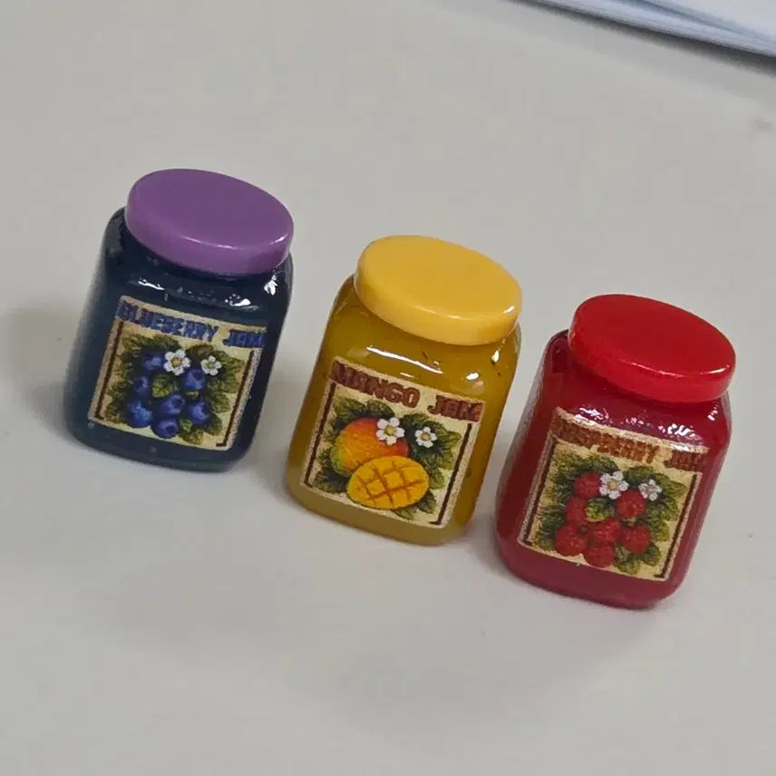 [BUNJANG] Miniature Jam 3-Set Figure / 미니어처 잼 3종 세트 피규어