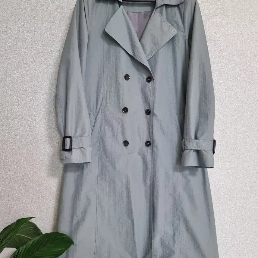 [BUNJANG] La tium Blue Women's Trench Coat (L) / La tium 블루 여성 트렌치 코트 (L)