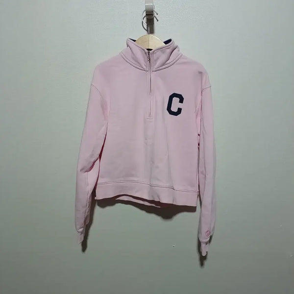 [BUNJANG] Converse Women's Half Zip Sweatshirt WS / 커버낫 여성 반집업 맨투맨 WS (26A2130)