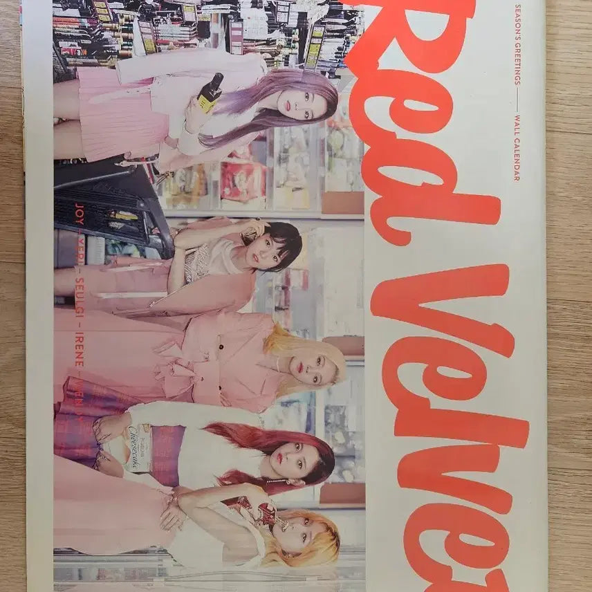 [BUNJANG] Red Velvet 2017 Season's Greetings Wall Calendar / 희귀) 레드벨벳 2017 시즌 그리팅 월캘린더 벽걸이 달력