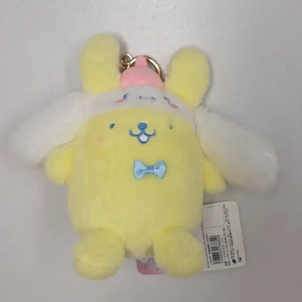 [BUNJANG] Cinnamoroll 20th Anniversary Pompompurin Keyring Mascot Doll / 시나모롤 20주년 폼폼푸린 키링 인형 마스코트