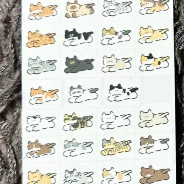 [BUNJANG] Dding Ddong Cat Easy Cut Washi Tape / 띵똥 고양이이지컷 마테