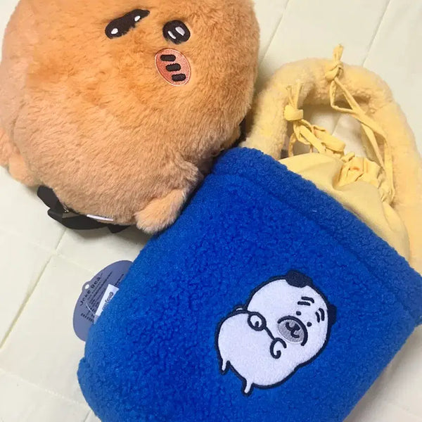 [BUNJANG] Nongdamgom Pug & Korokke Plush Set / 농담곰 퍼그, 고로케 세트