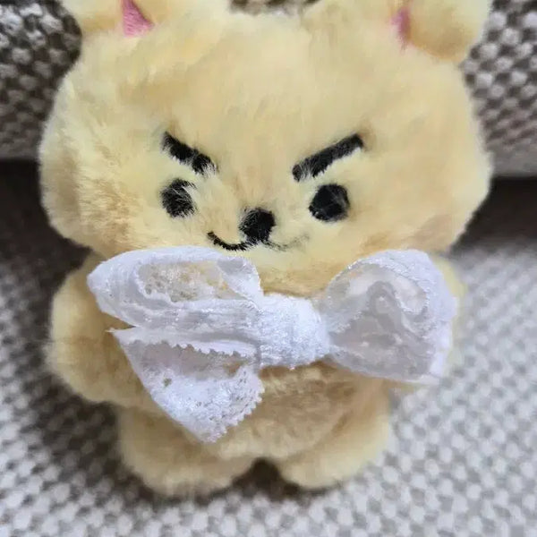 [BUNJANG] Fluffy Cat Plush Toy (Yellow/Cheesecake Cat) / 털찐냥이(노란색/치즈 고양이) 솜인형